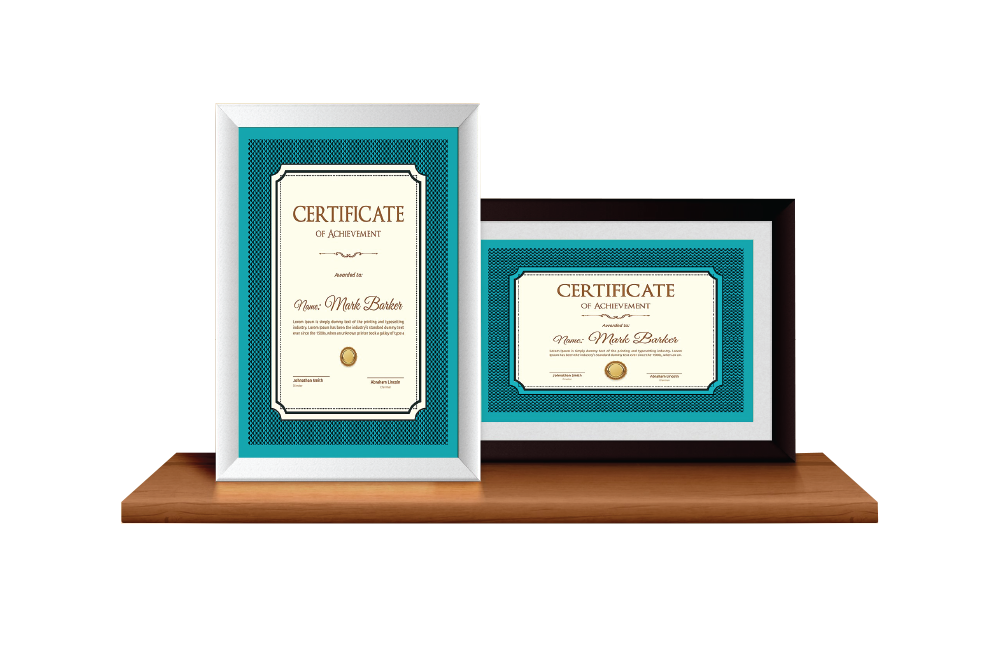 Certificates